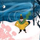 Winter Forest. Un proyecto de Ilustración tradicional de Annika Englund - 18.03.2021