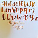 Brush lettering. Un projet de Lettering manuel de Giulia - 18.03.2021