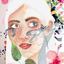 Mon projet du cours : Portrait illustré à l’aquarelle. Un projet de Aquarelle de Corbet Sara - 19.03.2021