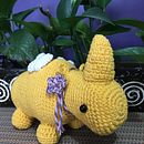 Mi Rino coqueto! . % Alejandra Sánchez tarafından hazırlanan Tığ işi projesi - 03.19.2021