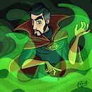 Doctor Strange Fanart. Digital Drawing, and Traditional illustration project by José González - 03.20.2021