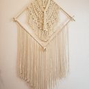 Meu projeto do curso: Introdução à tapeçaria em macramê. Un proyecto de Macramé de ritaqueirozcabral - 20.03.2021