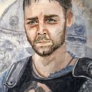 Illustrazione con acquerello: Gladiator. Un progetto di Pittura ad acquerello di Greta Milano - 21.03.2021