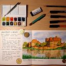 Mój projekt w Akwareli Travel Journal oczywiście. Watercolor Painting project by Ewelina Sosinska - 03.21.2021