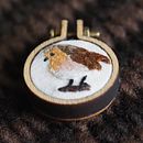 Mi Proyecto del curso: Técnicas de bordado en miniatura. Embroider project by Viviana - 03.28.2021