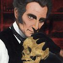 Frankenstein Book Cover: Introducción a la ilustración al óleo. Ilustração editorial, e Pintura a óleo projeto de Rafael Rubio Castro - 22.03.2021