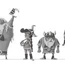 My project in Illustrated Characters Factory course. Character Design, Digital Illustration, and Traditional illustration project by Anja Drzanic - 03.22.2021
