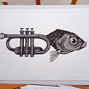 Meu projeto do curso: Ilustração surrealista com caneta fineliner. Desenho artístico e Ilustração tradicional projeto de Pedro Mendes - 22.03.2021