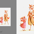 Acuarelas y técnica mixta // Ilustraciones. Un proyecto de Ilustración editorial, Ilustración infantil, Ilustración naturalista				 y Pintura a la acuarela de Laura Fernández Aguilar // DeLucilles - 22.04.2020