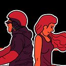 That scooter ride we won't forget. Un progetto di Disegno e Disegno digitale di Bruno Rosa - 01.03.2021