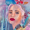 Mi Proyecto del curso: Retrato ilustrado en acuarela. Een project van  Beeldende kunst y Traditionele illustratie van Gisela Viladrich - 24.03.2021