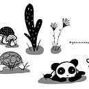Doodles. Een project van Traditionele illustratie, Digitale illustratie y Kinderillustratie van Angela Torrisi - 22.03.2021