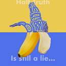 Half Truth is Still a Lie... - Poster Design. Un proyecto de Diseño digital, Ilustración tradicional, Diseño de carteles, Tipografía y Diseño tipográfico de Ayush S - 20.10.2020