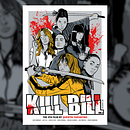 Cartel alternativo Kill Bill Ein Projekt aus dem Bereich Design, Plakatdesign, Grafikdesign, Editorial Illustration, Traditionelle Illustration, Digitale Illustration und Vektorillustration von mikigraphics - 24.03.2021
