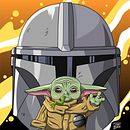 Grogu y el Mandalorian . Un projet de Illustration numérique de Irving Navarro - 25.03.2021