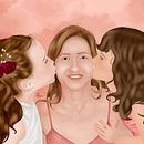 Beijos salpicados de memórias. Un progetto di Disegno digitale di Amanda Calijurio - 11.03.2021