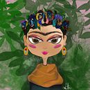 My Frida Kahlo project in Digital Illustration with Procreate . Projekt z dziedziny Ilustracja c i frowa użytkownika Mel Santana - 26.03.2021