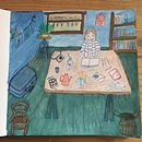 Mon projet du cours : Carnet de croquis pour explorer votre style de dessin. Ilustração tradicional projeto de alphonsineduterrier - 26.03.2021