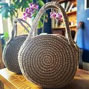 Mi Proyecto del curso: Diseño y elaboración de bolsos en macramé . % Paula Canizales tarafından hazırlanan Tığ işi projesi - 03.26.2021