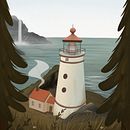 Ilustración Faro . Un progetto di Illustrazione infantile di Batirtze Abuin - 28.03.2021