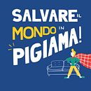 Salvare il mondo in pigiama . Ilustrasi tradisional, Dan Huruf proyek oleh Arianna Zuppello - 03.28.2021