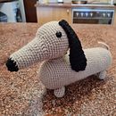 Sausage dog . % Hermien Pellissier tarafından hazırlanan Tığ işi projesi - 03.28.2021