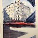 My project in Architectural Sketching with Watercolor and Ink course. Projekt z dziedziny Malowanie akwarelą użytkownika Domenico Spingardi - 28.03.2021