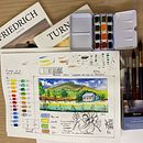 Mi Proyecto del curso: Cuaderno de viaje en acuarela. Pintura em aquarela projeto de Rafael Manzano Gomez - 28.03.2021