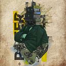We built this city (Digital collage). Un proyecto de Ilustración arquitectónica, Collage, Ilustración digital, Ilustración editorial e Ilustración tradicional de Jose Castaneda-Romero - 29.03.2021
