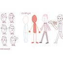 meu projeto do curso: Introdução à criação de personagens estilo cartoon. Un projet de Dessin numérique et Illustration traditionnelle de Raquel Linke - 30.03.2021