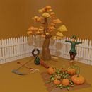 Seasons: [Otoño]. Un progetto di 3D e Illustrazione tradizionale di Daniel Felipe Castillo Gallo - 22.03.2021