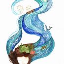 My project in Watercolor Techniques for Dreamlike Illustrations course. Een project van Aquarelschilderen van monicabalin - 30.03.2021