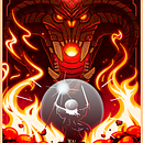 Gandalf vs Balrog. Digital Drawing, Digital Illustration, and Vector Illustration project by Sergio Pérez Tejero - 03.30.2021