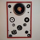 Galactic Clock. Un progetto di Creatività, Interior Design, Interior design, Design e creazione di mobili, Interior Design e Pittura di Stephanie Rico - 31.03.2021