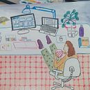 Road of Morning Routine. Traditional illustration project by Gizem Çorbaoğlu - 03.31.2021