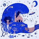 Florence mermaids. Un proyecto de Dibujo artístico, Ilustración infantil, Dibujo digital e Ilustración digital de maria moriani poli - 31.03.2021