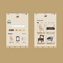 Animated prototype in a furniture app. 2D Animation, App Design, and UX / UI project by facunaranda - 03.28.2021