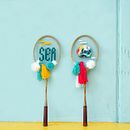Rackets Skull and Ser . Embroider project by Rute Ferreira - 03.31.2021