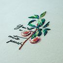 You’re a cutie peach. Embroider project by Rute Ferreira - 03.31.2021