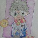 Desenho do Harry Potter kawaii com pintura a mão . Kreativitas, Dan Gambar Pensil proyek oleh Allan Freitas - 03.31.2021