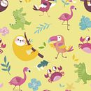 Animales . Pattern Design projeto de Alejandro Quintero Vélez - 30.03.2021