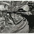 Remnants (of my country) Charcoal and graphite on paper 30’’x 40’’ 2020 . % Maria tarafından hazırlanan Mimari İllüstras, on, Sanatsal Çizim, Şekil Çizimi, Ve Kalem Çizimi projesi - 04.01.2021