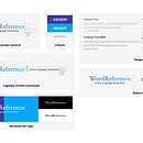 WordReference - Rediseño de imagen corporativa. Een project van  Br, ing en identiteit, Grafisch ontwerp y Webdesign van Mathias Perez Delgado - 21.10.2020