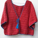 Mi Proyecto del curso:  Top-down: prendas a crochet de una sola pieza. Een project van  Modeontwerp, Textiel, DIY y Haken van Luz María Espinosa - 04.04.2021