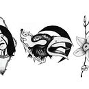 Proyecto final, mis propuestas.. Traditional illustration project by lozanoascen - 04.02.2021
