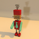 Un Robot y un Globo. Een project van 3D van Javier Montero Cortés - 03.04.2021
