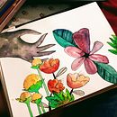 The Flower Picker. Un projet de Illustration traditionnelle de Olga Granados - 03.04.2021