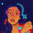 My project in Creative Portrait Illustration with Procreate course. Projekt z dziedziny R, sunek c, frow, Ilustracja c i frowa użytkownika Sofia Carpizo - 03.04.2021