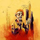 Fan art Sense (Umbrella Academy). Comic e Ilustração tradicional projeto de Di Ana - 04.08.2020