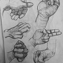 Ashurado de manos. Een project van  Tekening, Tekening met potlood y  Artistieke tekening van Edgar Campos May - 04.04.2021